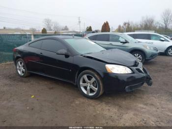  Salvage Pontiac G6