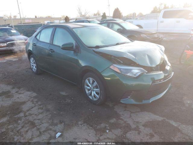  Salvage Toyota Corolla