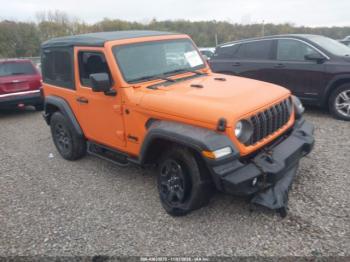  Salvage Jeep Wrangler