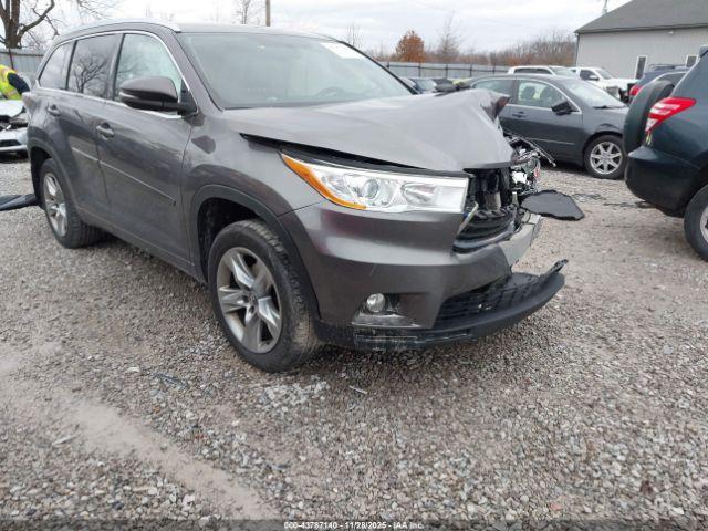  Salvage Toyota Highlander