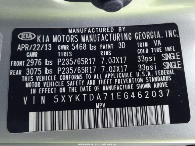 Kia Sorento Lx V6 Image 11