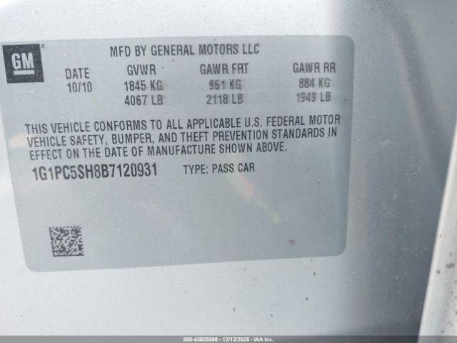 Chevrolet Cruze Ls Image 7