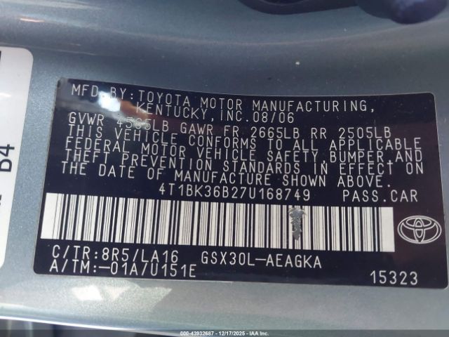 Toyota Avalon Xls Image 5