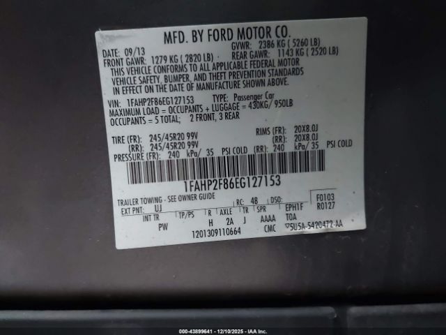 Ford Taurus Limited Image 4