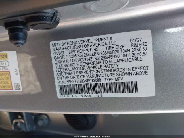 Honda Passport Awd Elite Image 8