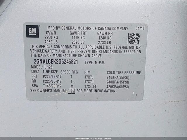 Chevrolet Equinox Lt Image 11