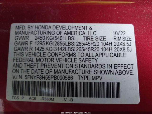 Honda Passport Awd Ex-l Image 10