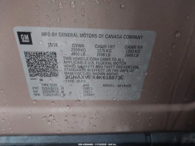 Chevrolet Equinox Lt Image 9