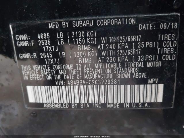 Subaru Outback 2.5i Premium Image 7