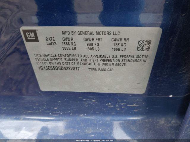 Chevrolet Sonic Lt Auto Image 7