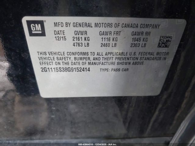 Chevrolet Impala 2lt Image 8