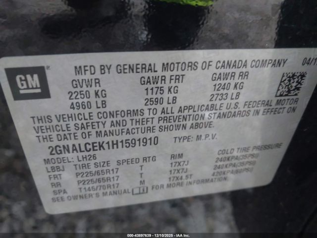 Chevrolet Equinox Lt Image 15