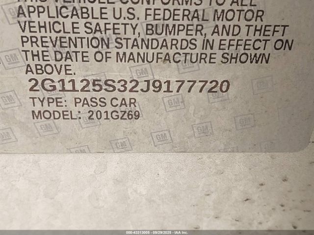 Chevrolet Impala 2lz Image 7