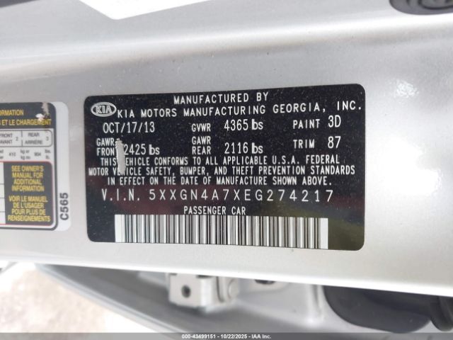 Kia Optima Ex Image 14