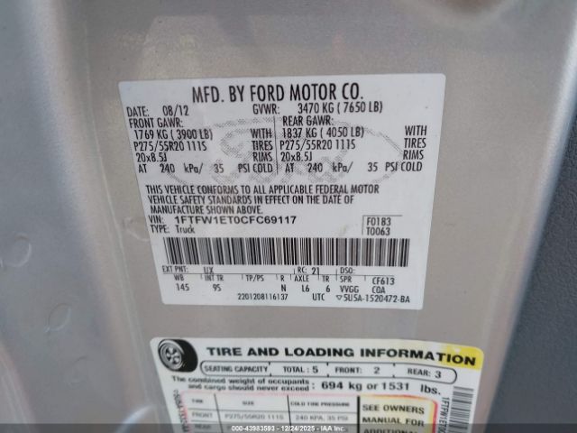 Ford F-150 Platinum Image 7