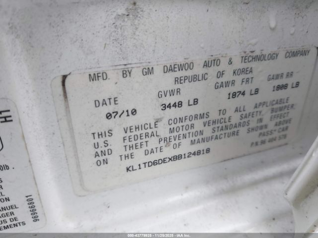 Chevrolet Aveo 1lt Image 10