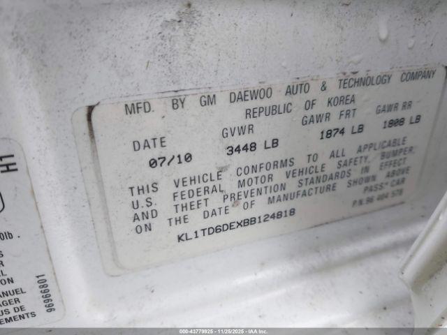 Chevrolet Aveo 1lt Image 10