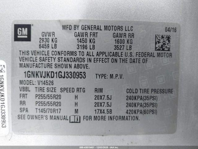 Chevrolet Traverse Ltz Image 16