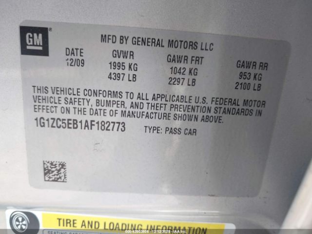 Chevrolet Malibu Lt Image 8