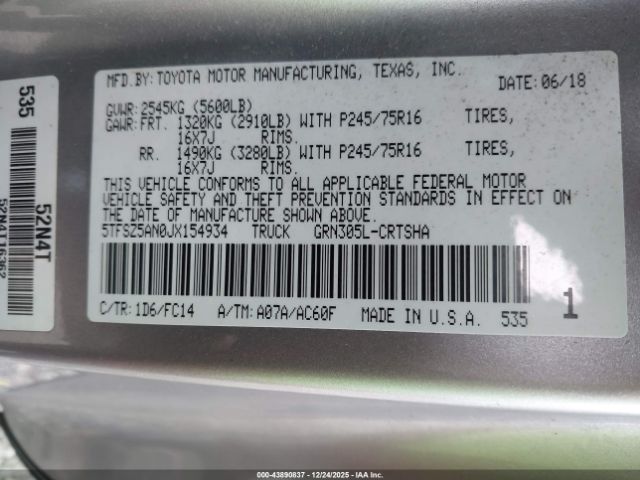 Toyota Tacoma Sr5 V6 Image 6