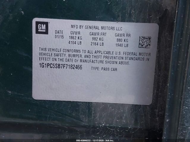 Chevrolet Cruze 1lt Auto Image 3