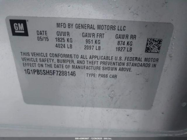 Chevrolet Cruze Ls Manual Image 12