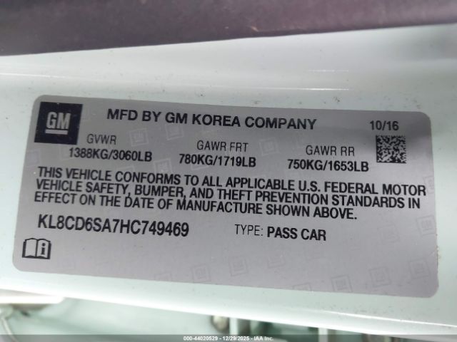 Chevrolet Spark 1lt Cvt Image 16