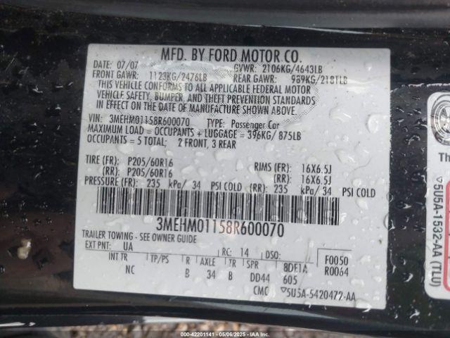 Mercury Milan V6 Image 7