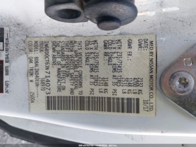 Nissan Frontier S Image 9