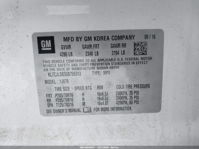 Chevrolet Trax Lt Image 8