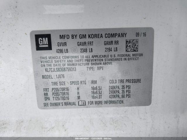 Chevrolet Trax Lt Image 8