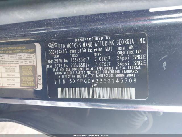 Kia Sorento 2.4l Lx Image 9