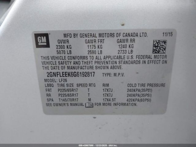 Chevrolet Equinox Ls Image 8