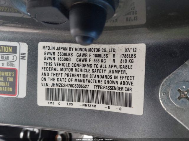 Honda Insight Ex Image 8