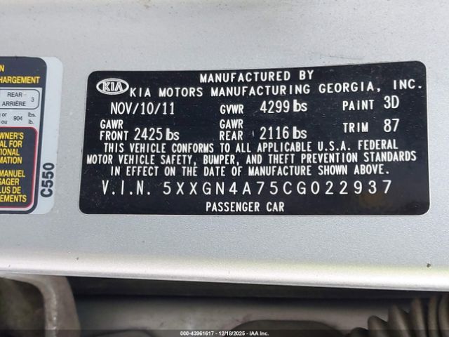 Kia Optima Ex Image 8