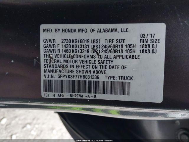 Honda Ridgeline Rtl-e Image 11