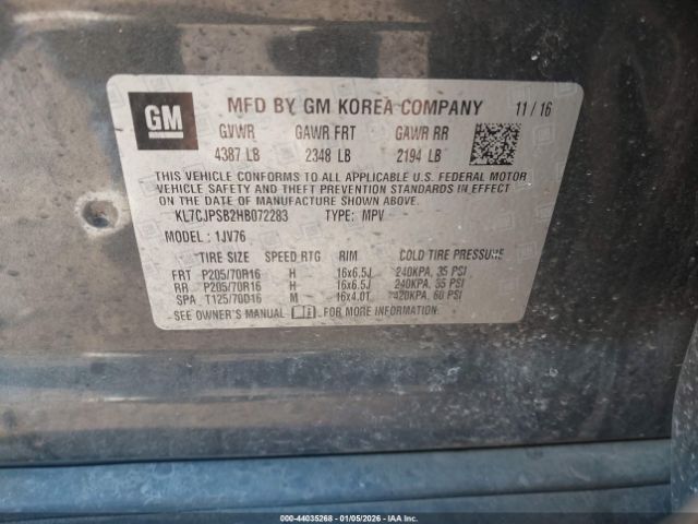 Chevrolet Trax Lt Image 4