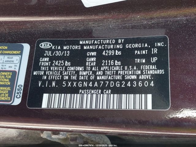 Kia Optima Ex Image 12