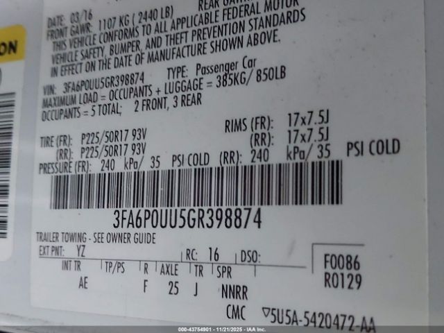 Ford Fusion S Image 12