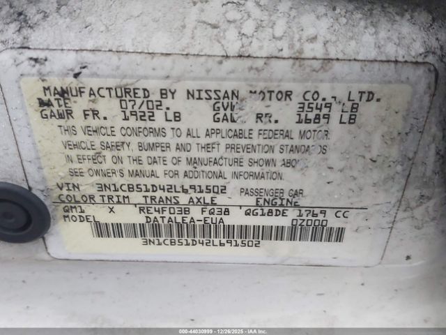 Nissan Sentra Gxe Image 10