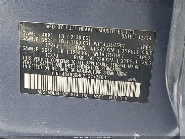 Subaru Outback 2.5i Premium Image 9