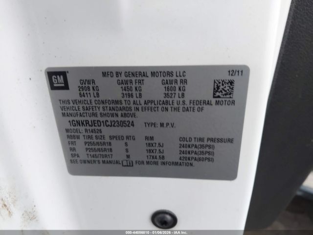 Chevrolet Traverse 2lt Image 7