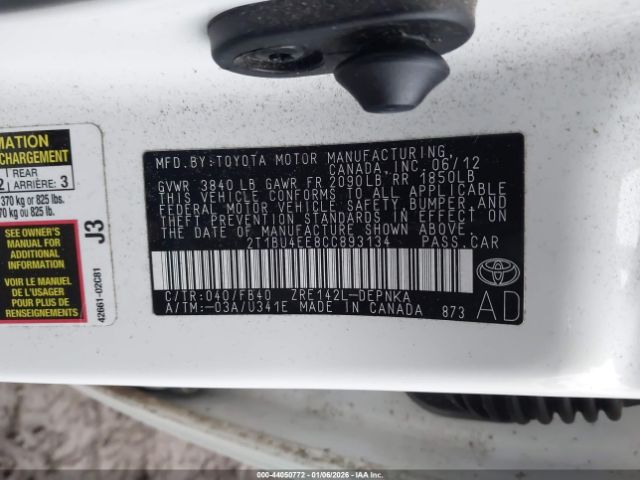 Toyota Corolla Le Image 14