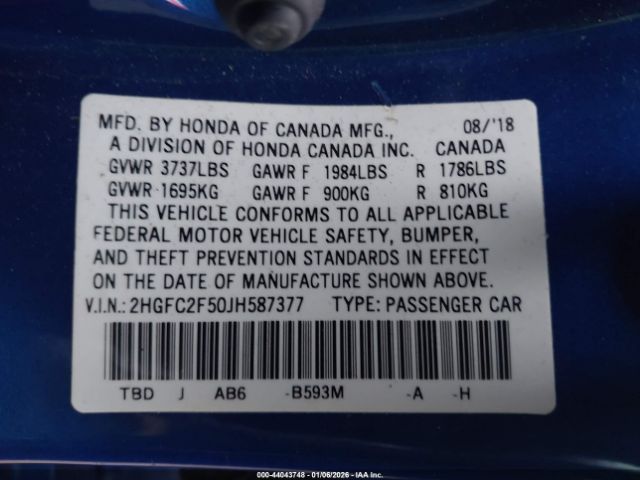 Honda Civic Lx Image 10