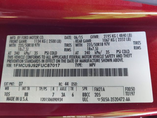 Ford Escape Titanium Image 6